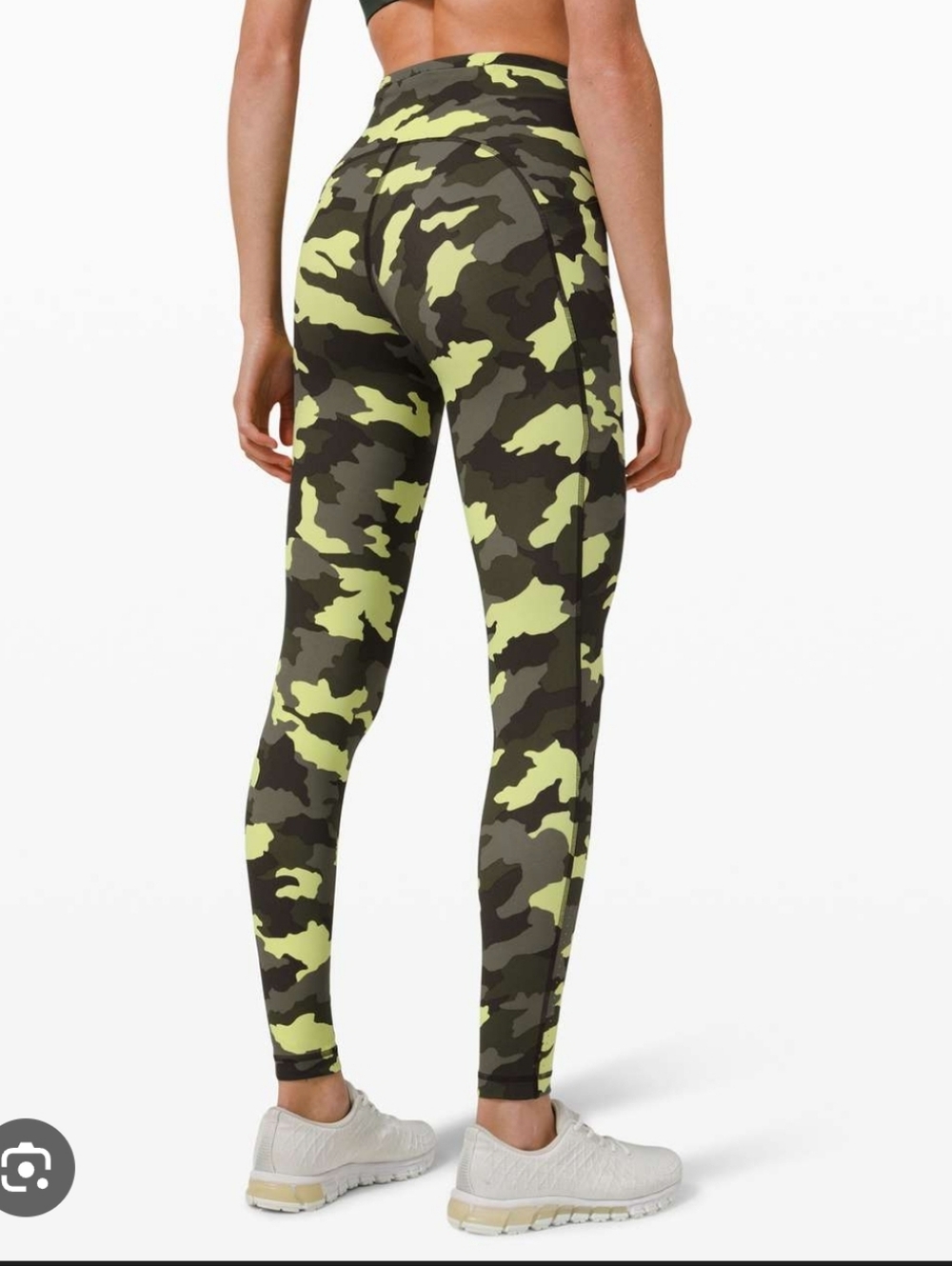 Lululemon NWT Swift Speed High Rise Womens Leggings 4 Green Camo